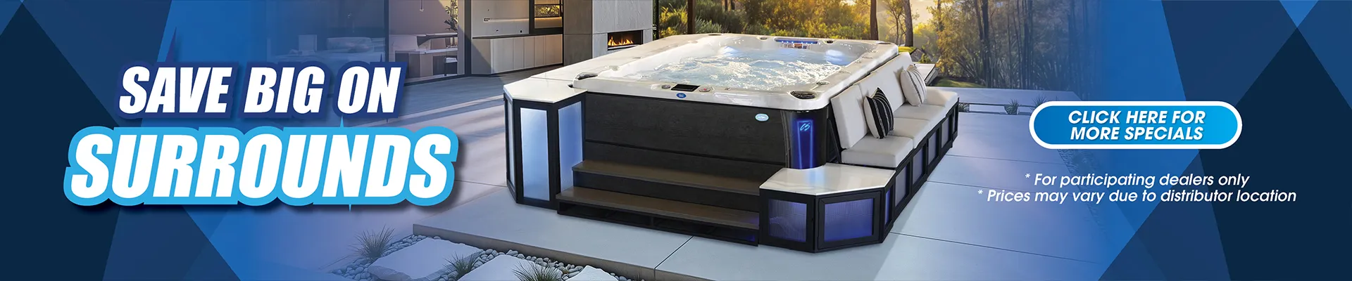 Calspas hot tub being used in a family setting - Margate