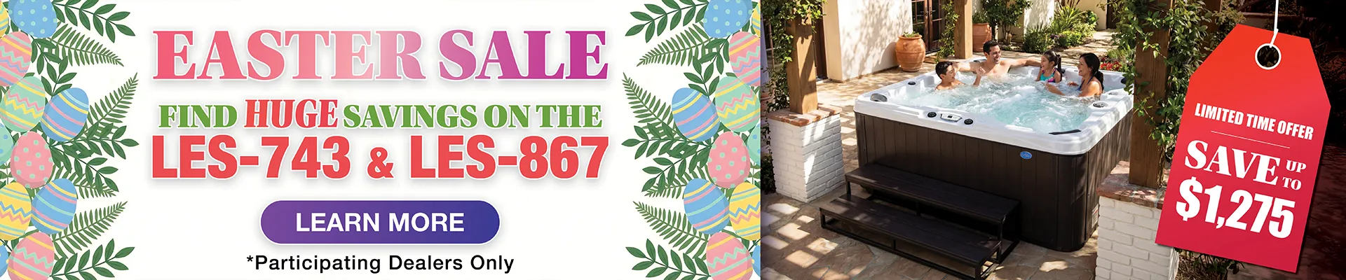 Calspas hot tub being used in a family setting - Margate